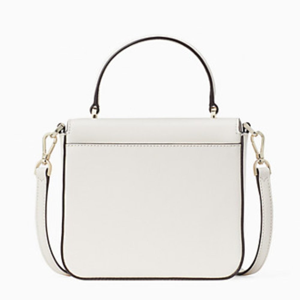 Kate Spade Staci Square Crossbody Saffiano Leather Parchment - Picture 5 of 16